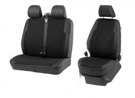 Stoelbekleding 3-zits voor de Ford Transit 14-. Inclusief hoofdsteun