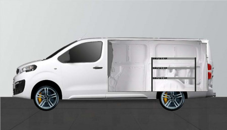 SHORT26 bedrijfswageninrichting voor Expert, Jumpy, Vivaro, Scudo & ProAce