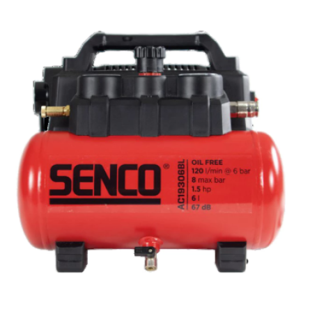 Compressor 230V met tank 6L Merk: Tjep 6\160 Art 713988