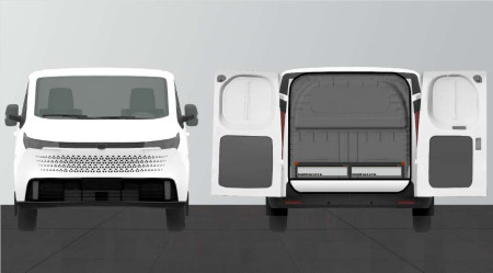 Dubbele laadvloer H:202 mm 4 laden voor Maxus e-Deliver 7 L2.