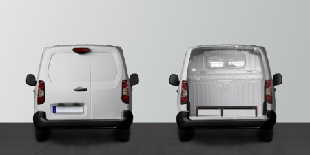 Dubbele laadvloer H:202 mm 3 laden voor Berlingo, Combo, Partner en Proace City L2 met standaardwand