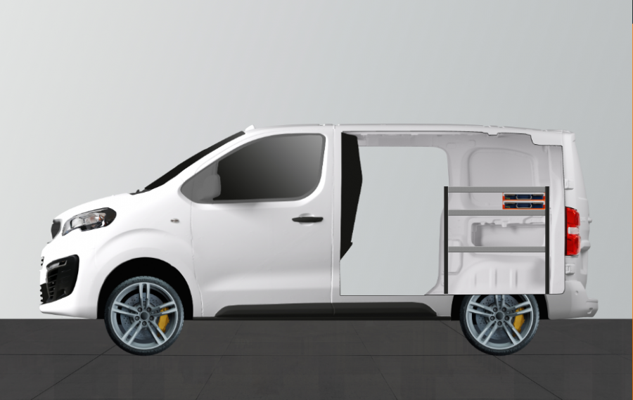 H-SS2 Bedrijfswageninrichting voor Expert, Jumpy | Work System