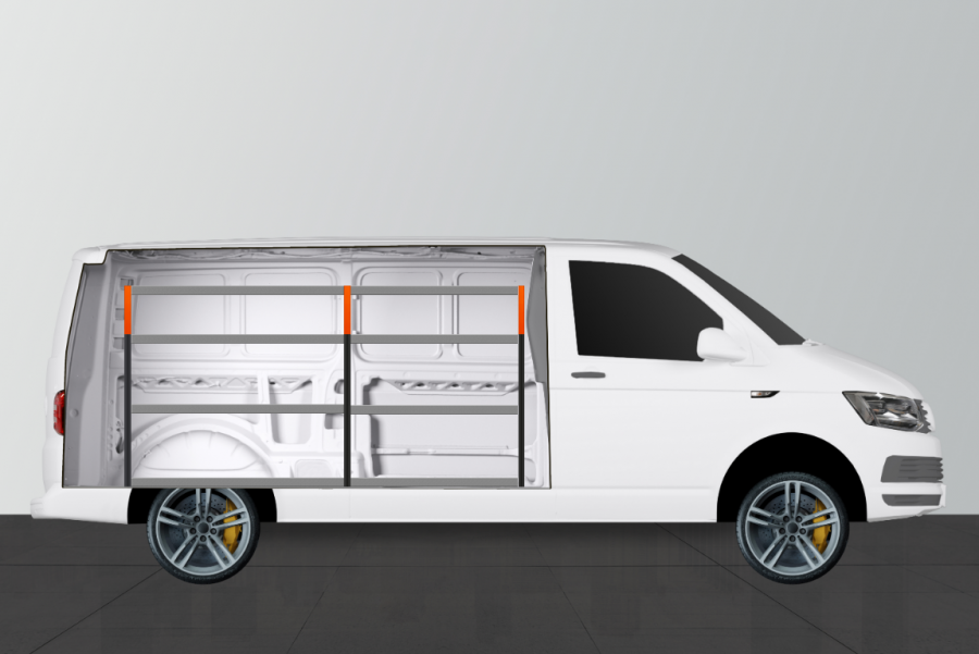 V-Basic Bedrijfswageninrichting VW Transporter | Work System