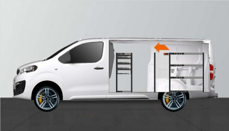 LD42 bedrijfswageninrichting voor Expert, Jumpy, Vivaro, Scudo & ProAce