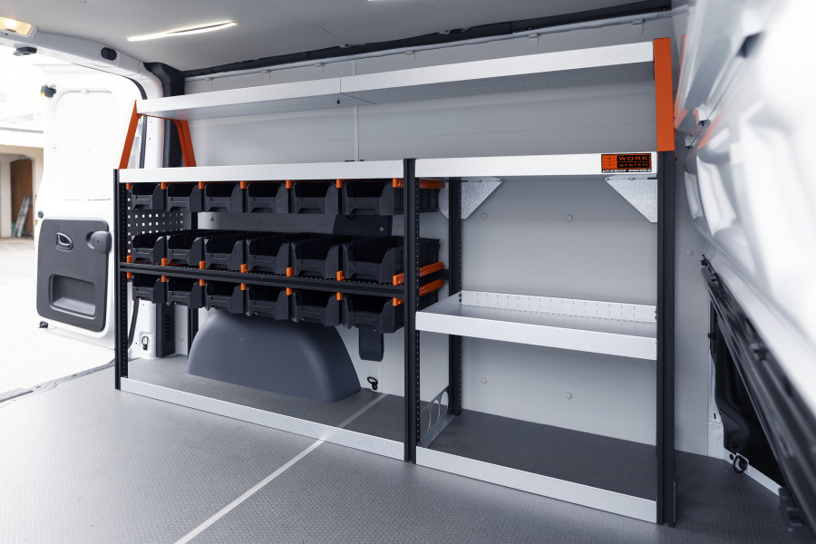 V-Rack Bedrijfswageninrichting VW Transporter | Work System