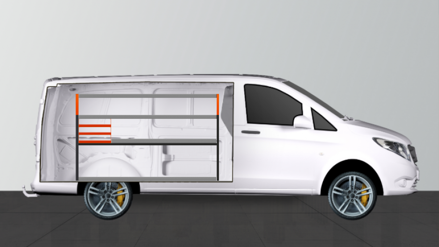 V-SS3 Mercedes Vito Lang | Work System