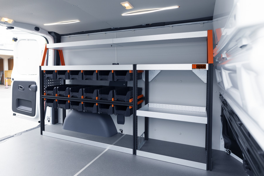 V-Rack Bedrijfswageninrichting Ford Custom L1 | Work System
