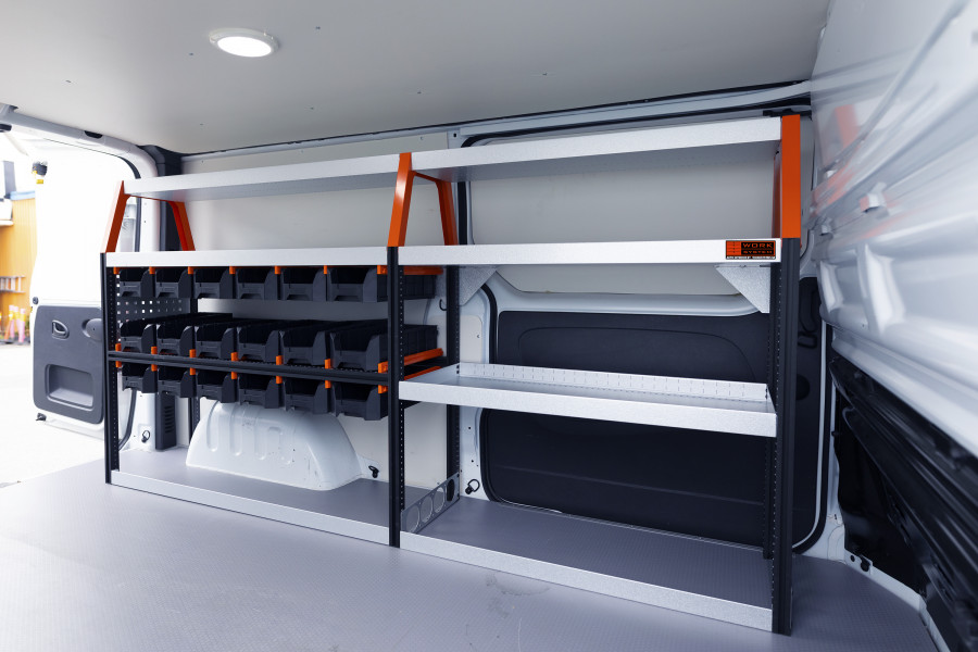 V-Rack Bedrijfswageninrichting Ford Custom L2 | Work System