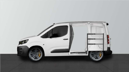 SHORT26 bedrijfswageninrichting voor Berlingo, Combo, Proace City & Partner L1