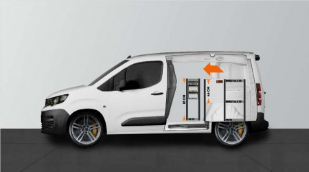 LD26 bedrijfswageninrichting voor BERLINGO, COMBO, PROACE CITY & PARTNER L1