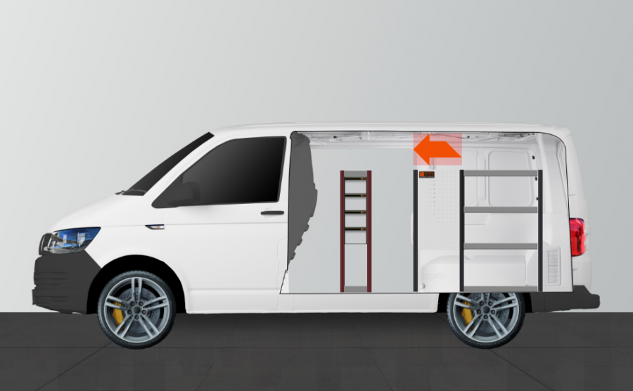 H-SDH4 Bedrijfswageninrichting VW Transporter | Work System
