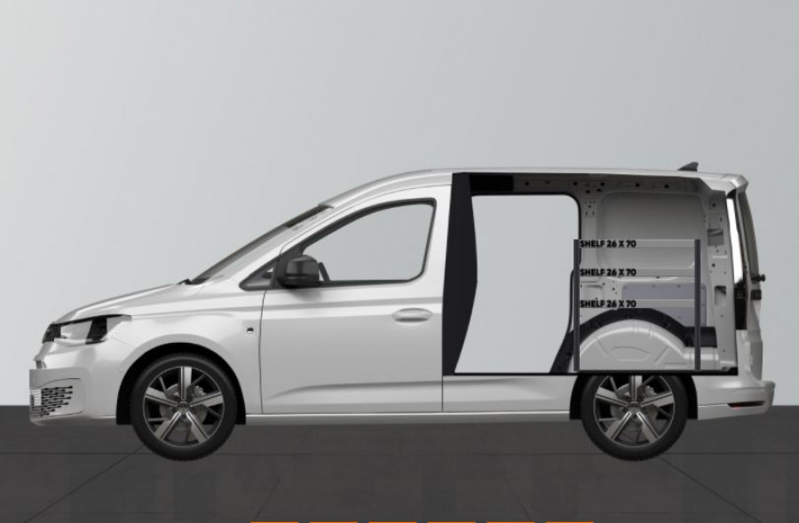 Hijsen doneren Vlekkeloos H-Bas Bedrijfswageninrichting VW Caddy Cargo | Work System