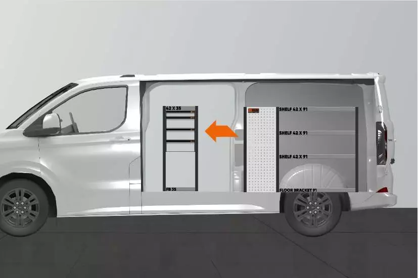 LD42 bedrijfswagen inrichting Volkswagen 