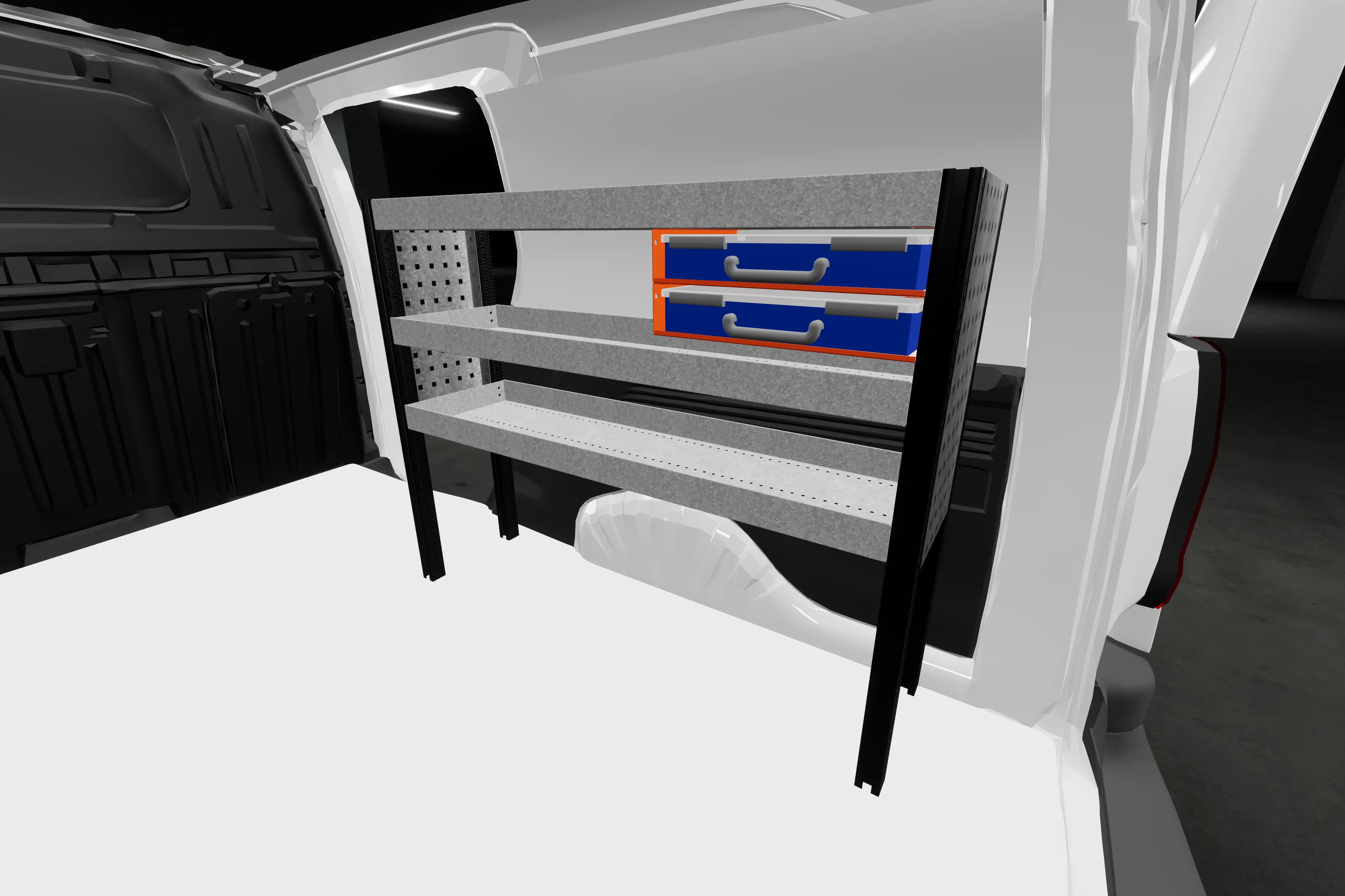 SS2 bedrijfswageninrichting Fiat Doblo