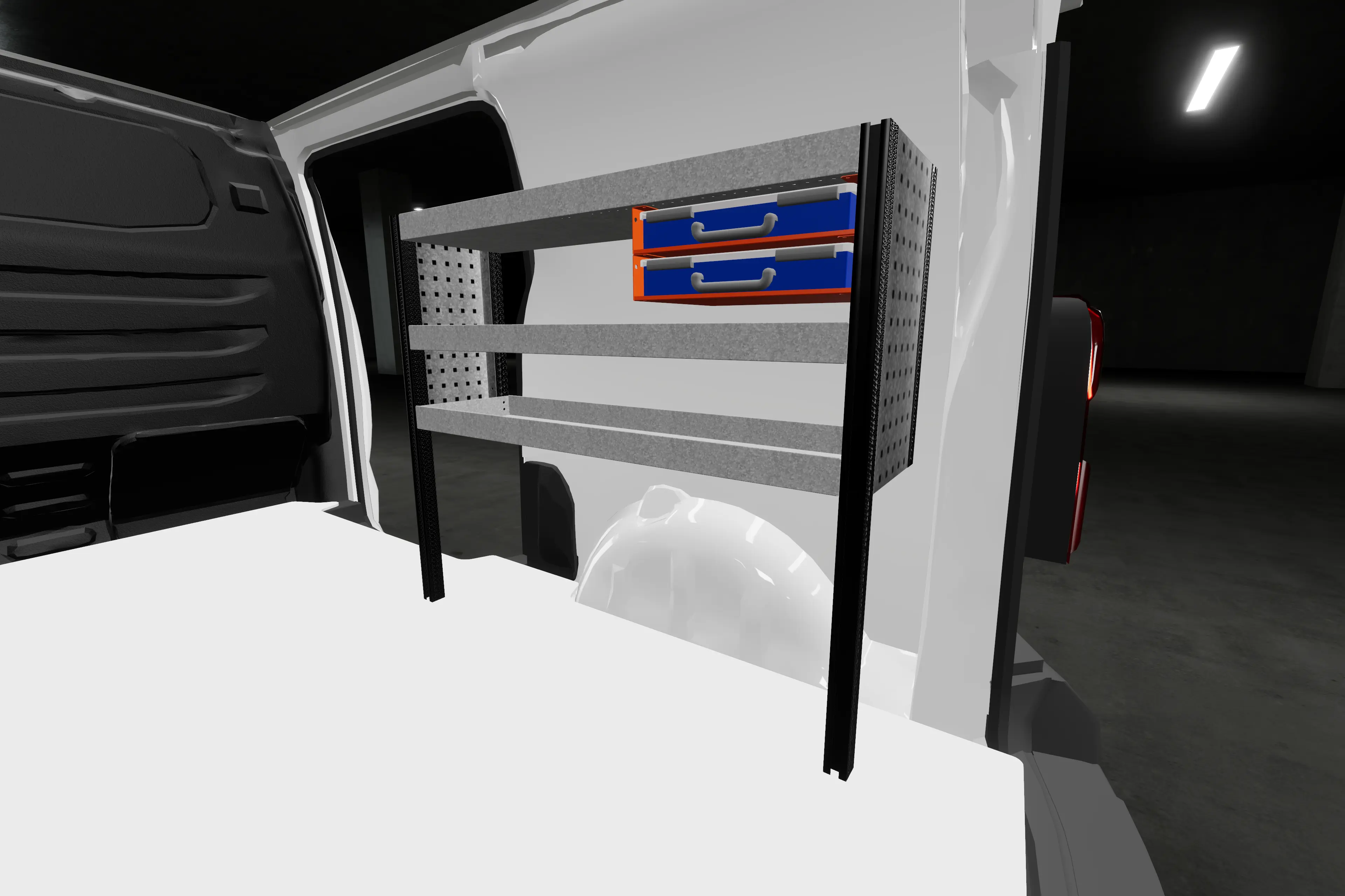 SS2 bedrijfswageninrichting Fiat Scudo
