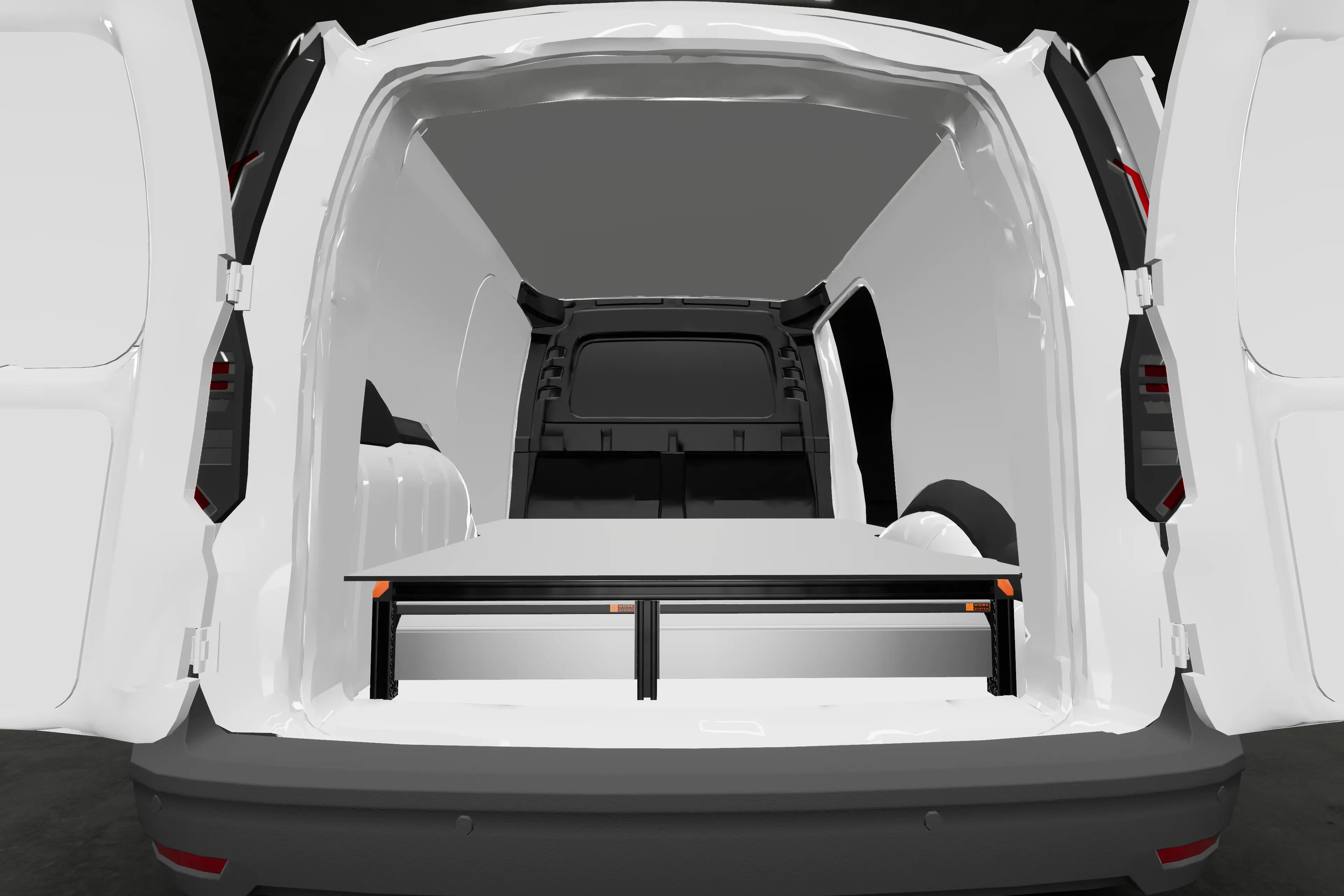 Lage dubbele laadvloer Volkswagen Caddy