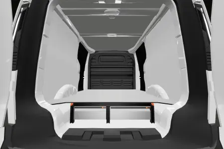 Dubbele laadvloer H:202 mm 4 laden voor de KIA PV5 L2 met standard comfortwand